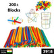 Colorful Straw Building Blocks Set for Kids